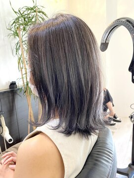 アルファ(alpha) クラゲヘアー/オリーブグレー/黒髪/ココアベージュ/小顔/松戸駅