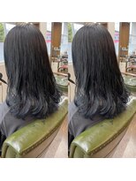 ヘアーサロン リバース(Hair Salon Rebirth)&nbsp;【防府/Rebirth】ブルーブラック×ダークブルー