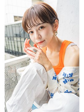 サングース(Sungoose) 大人マッシュショート #カーキグレージュ大人かわいい