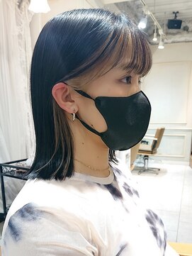 ラボヌール ヘアー エクラ(La Bonheur hair eclat) フェイスフレーミング切りっぱなしロブ