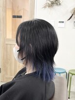 ホンネ(honne.) ネイビー×インナーカラー