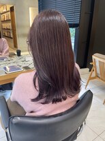 ヘアサロン ガリカ 表参道(hair salon Gallica)&nbsp;大人ゆるふわラベンダーココアブリーチなしダブルカラー