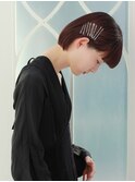 ボブ★シルバーピンアレンジ