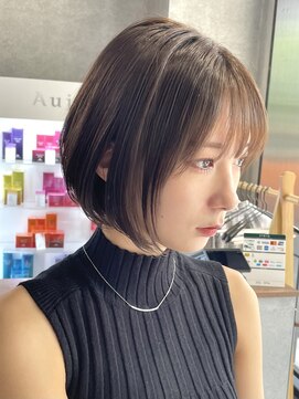 プルーヴ 秋葉原(prove) 30代40代大人女性/前髪なしショートボブ/ショートヘア/髪質改善