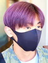 ビーポッシュ ジャスパー店(Be Posh)&nbsp;20代30代40代メンズ刈り上げマッシュラベンダーアッシュ