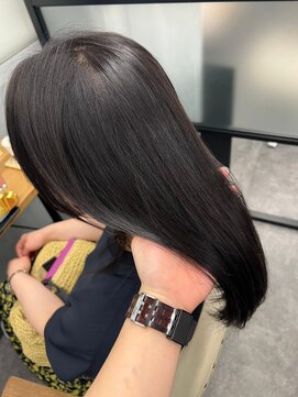 ナンバー アリア 三軒茶屋(N° aria) 《三軒茶屋 N°aria》素髪風透明感カラー＊パープルグレージュ