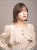 切りっぱなし軽さ出しボブ
