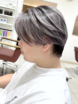 クアトログランシュ ひたちなか店(QUATRO×GranCieux) メンズバレイヤージュ【ひたちなか/メンズ/ブリーチ】