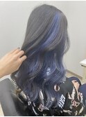 インナー×ネイビー