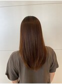 ケアストレートパーマ カラー履歴有 さらさらヘア