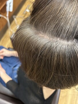 ララ(LALA) グレイカラーにしていく過程