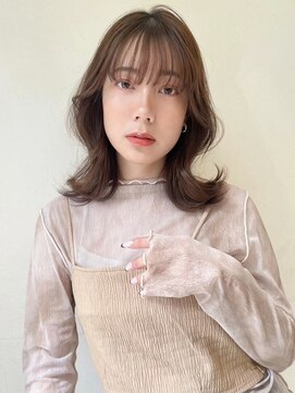 カナン(CANAAN) 【韓国スタイル】くびれミディ×マロンベージュカラー