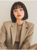 大人モードな艶ストレートボブ【大貫 拓馬】