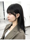 前髪顔まわり韓国ヘアレイヤーカットサイドバンク2wayバンク韓国