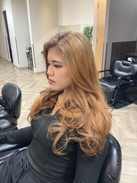 美容室 マリオネット かきあげセット・ハイトーン