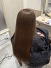 【福嶋華指名限定クーポン☆】高質感カラー＋カット＋髪質改善TR￥12100