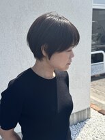 ルシードスタイルサワ(LUCIDO STYLE sawa)&nbsp;秋色◎大人可愛い小顔ひし形ショートボブ20代30代