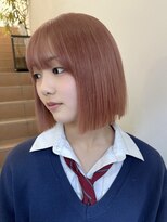 サンク 原宿 表参道(cinq) レイヤーボブくびれボブナチュラルボブヘーゼルベージュブラウン