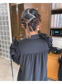 ヘアセット/結婚式参列セット/カチモリ