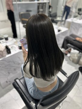 スウィープ(sweep) オリーブグレー/Wカラー/髪質改善トリートメント