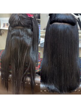 【稲毛】髪質改善縮毛矯正　before &after