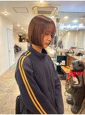 千葉駅/着物ヘア/大人ガーリー/ダークアッシュ/似合わせカット