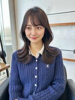 マインバイアフロートギンザ(MYNE by AFLOAT GINZA) 流し前髪/顔周りカット/レイヤーカット/くびれヘア