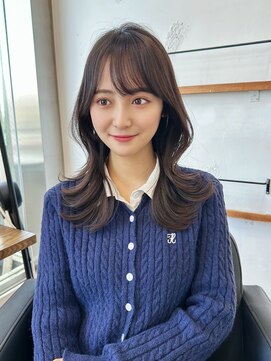 マインバイアフロートギンザ(MYNE by AFLOAT GINZA) 流し前髪/顔周りカット/レイヤーカット/くびれヘア