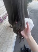 ブリーチなしオリーブカラー☆