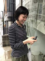 ナヌークカフラ(nanuk kafla)&nbsp;緩めのパーマとオン眉カット！濡らして楽にスタイリング