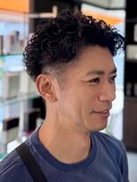 ソレアメンズ(solea men's)&nbsp;無造作カール×爽やかフェード