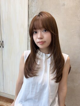 アフロート ルヴア(AFLOAT RUVUA) あむstyle 大人可愛い韓国ロングレイヤー♪新宿小顔丸顔面長