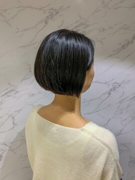 パティオン(PATIONN) 簡単スタイリンでストレート仕上げのサラツヤワンレンボブ☆