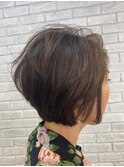 大人めショートボブ