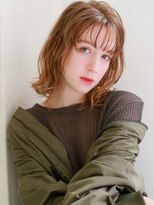 ラフィス ヘアーピュール 梅田茶屋町店(La fith hair pur) 【La fith】くすみベージュ×ミニウルフ