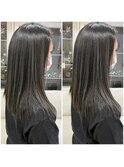 束感☆コントラストハイライト/グレージュ