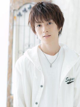 ダンディ館アダム 戸頭店 ラフさと重さを演出★ハイトーンショートウルフD