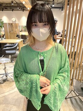 アニー(ANY) ウルフカットインナーカラー（KENJI)