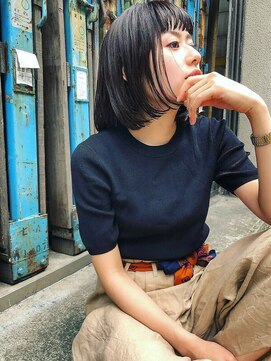 エムスラッシュ たまプラーザ(M.SLASH) ■オン眉耳かけ抜け感切りっぱなしロブM.SLASHたまプラーザ5-6★