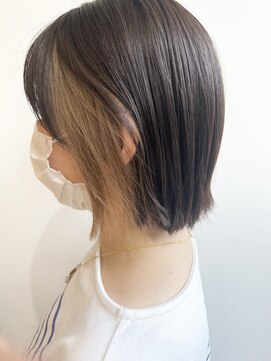 ネオリーブギンザ 銀座店(Neolive GINZA) インナーカラー イヤリングカラー ボブ 【銀座】