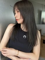 サイン 渋谷(SIGN)&nbsp;レイヤーカットイヤリングカラーインナーカラーケアブリーチ