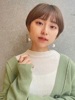 アッシュ 笹塚店(Ash)&nbsp;ミニウルフ/くすみブルー/イヤリングカラー/韓国ヘア[U24/笹塚]