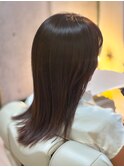 透明感白髪ぼかし 重くならない6トーンツヤブラウン