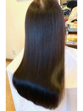 ボブビッシュ 東温店 ロングクセストパー(縮毛矯正、ストレートパーマ)