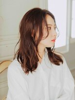 ルシード スタイル サーヴ(LUCIDO STYLE SERVE)&nbsp;20代30代大人かわいいベージュナチュラルセミロングヘアー美肌