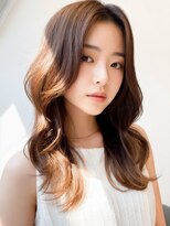 スタートウキョウ 渋谷(STAR TOKYO)&nbsp;★【艶感シースルーバング】韓国 髪型 大人可愛いウェーブ巻き髪