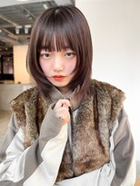 アルバム 池袋(ALBUM)&nbsp;グレージュカラー前髪ニュアンスカラーイメチェン_9795