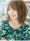 乾かすだけ韓国風斜めバング小顔くびレイヤーh3越谷20代30代40代