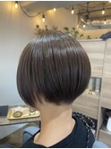 伸ばしかけショートボブ