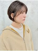 大人可愛いショートボブ似合わせカットショートヘア